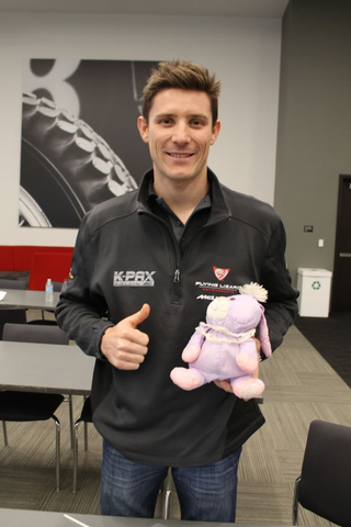 Illustration for article titled Racing Drivers With Easter Bunnies Are The Best Thing Ever